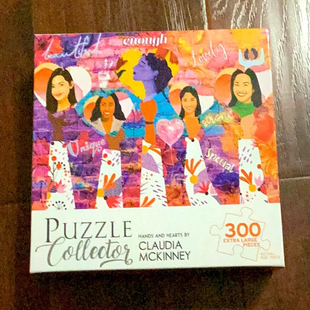 Hands and Hearts by Claudia McKinney 300 extra large puzzle pieces.